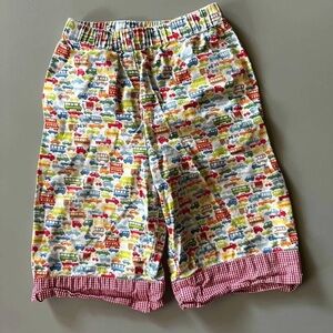 Hannah Multicolor Vehicle Print Kids Pajama Bottoms